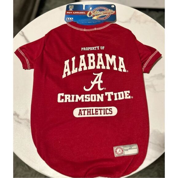 Alabama Crimson Tide Pet Shirt Size Large - Picture 1 of 3